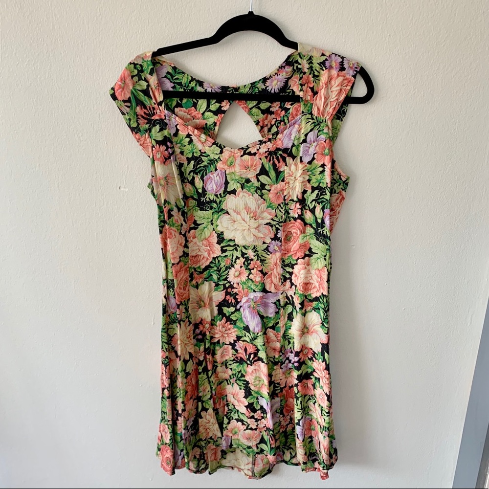 ASOS skater dress in 90s floral